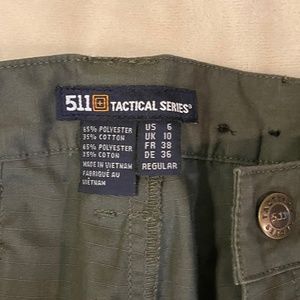 5.11 Women’s green tactical pants